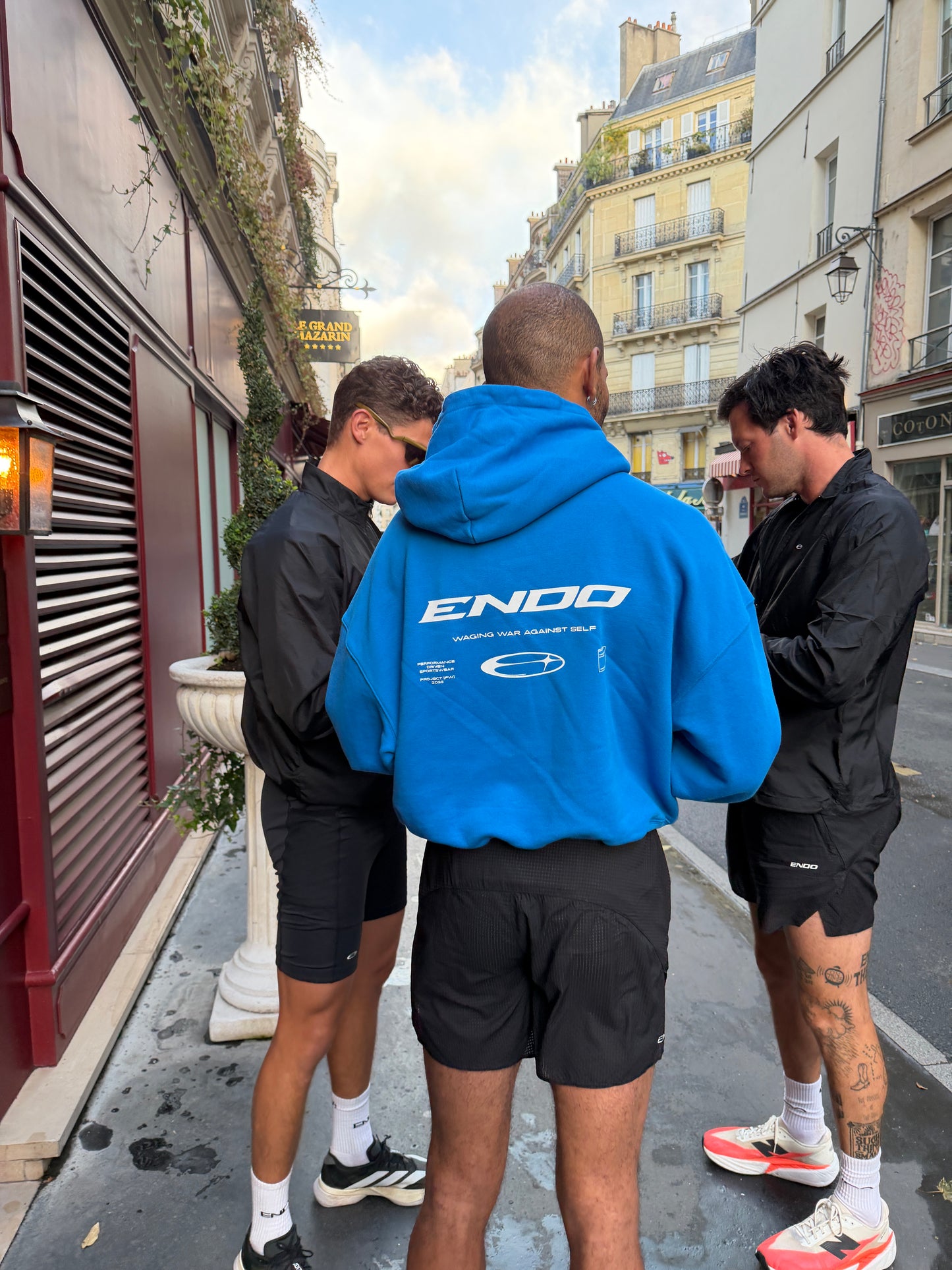 Heavy Weight Cobalt Blue Hoodie