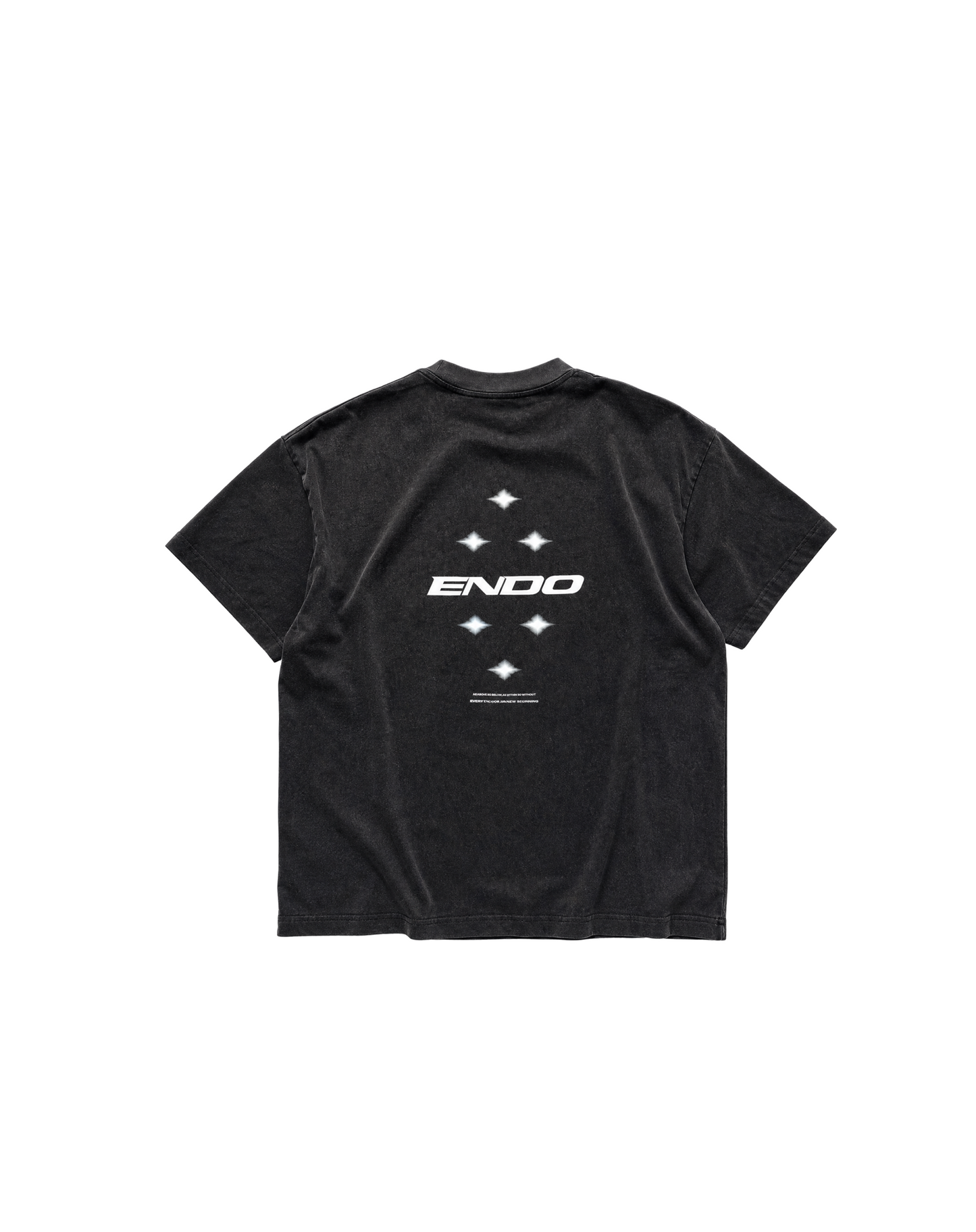Washed Black Training Tee