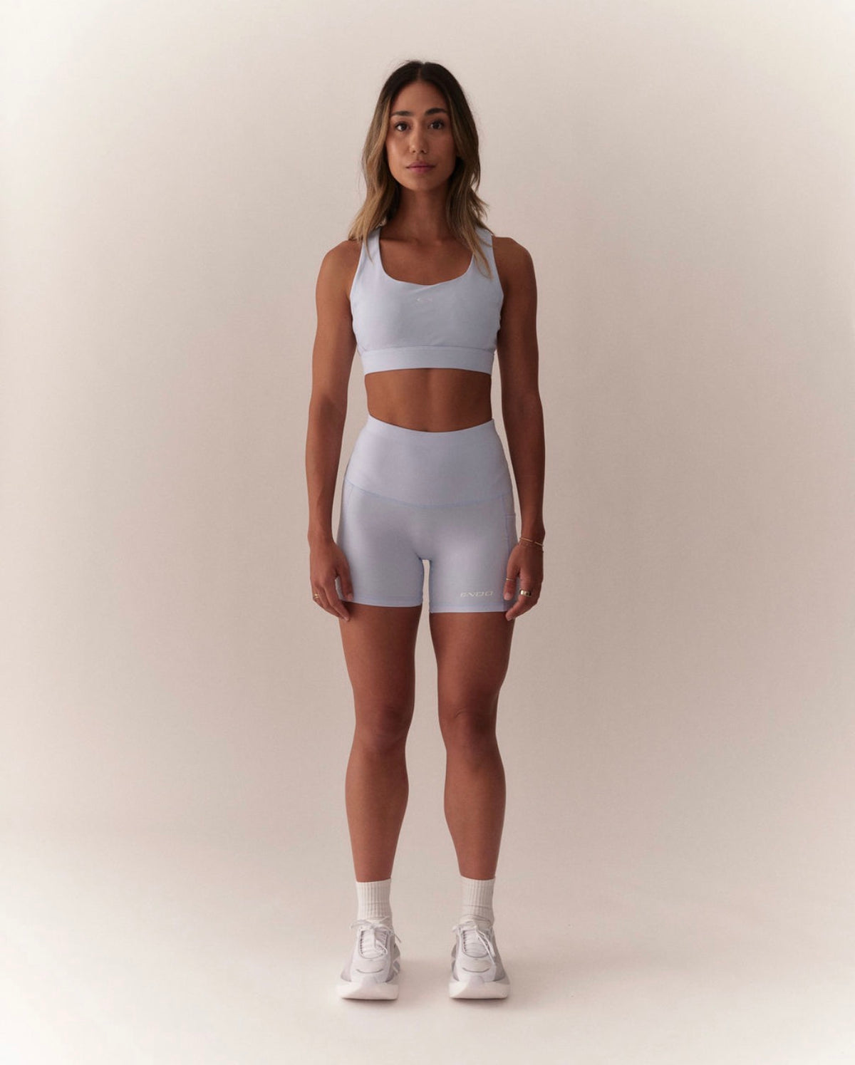 Women's 5" Compression shorts - Sky Blue