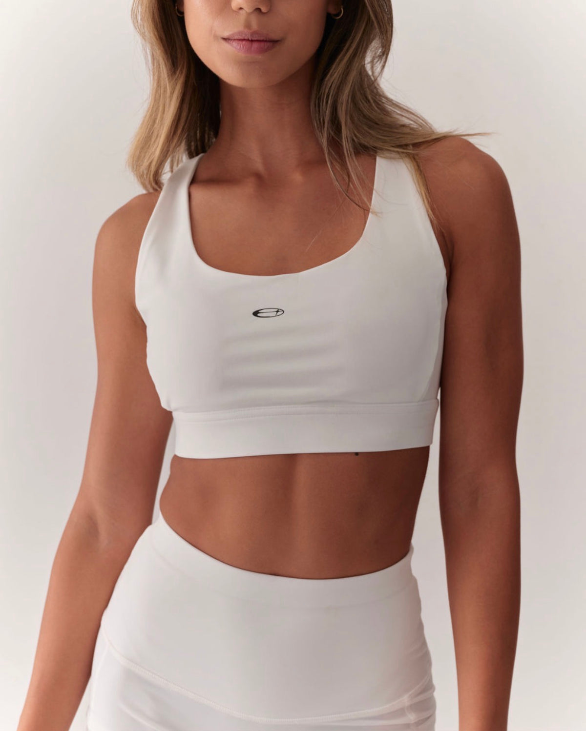 Women's Performance Bra Scoop Neck - White