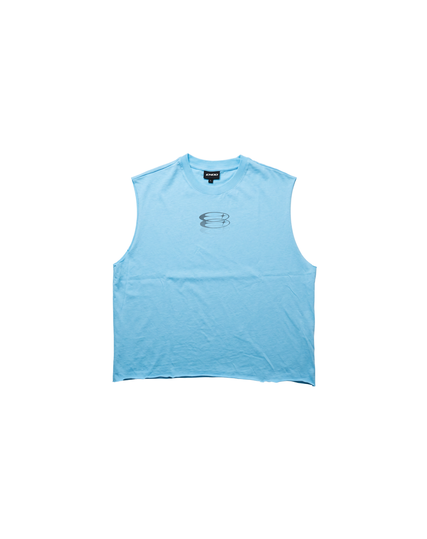 Washed Blue Cutoff