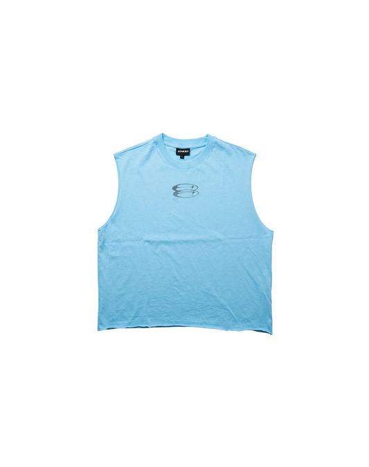 Washed Blue Cutoff