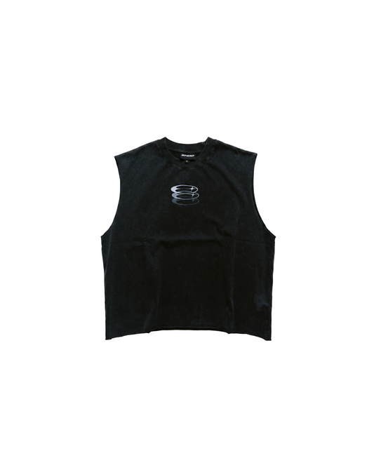 Washed Black Cutoff