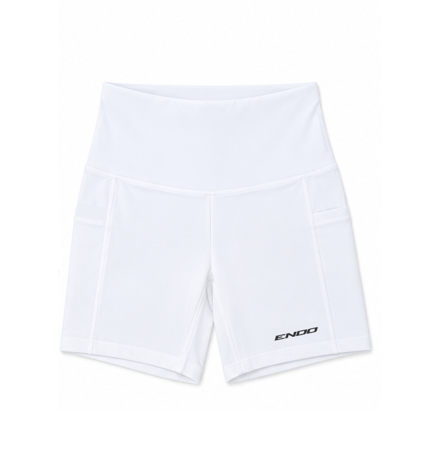 Women's 5" Compression shorts - White