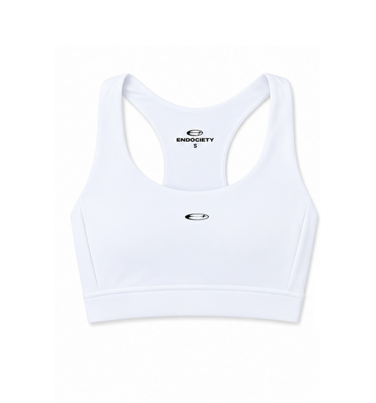 Women's Performance Bra Scoop Neck - White