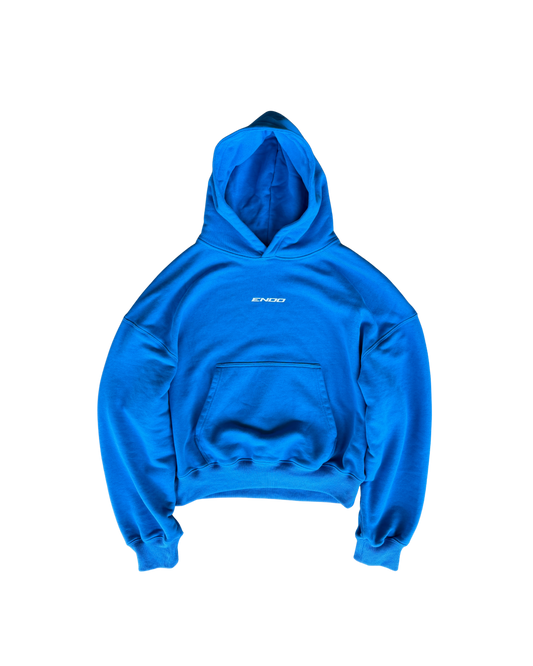 Heavy Weight Cobalt Blue Hoodie
