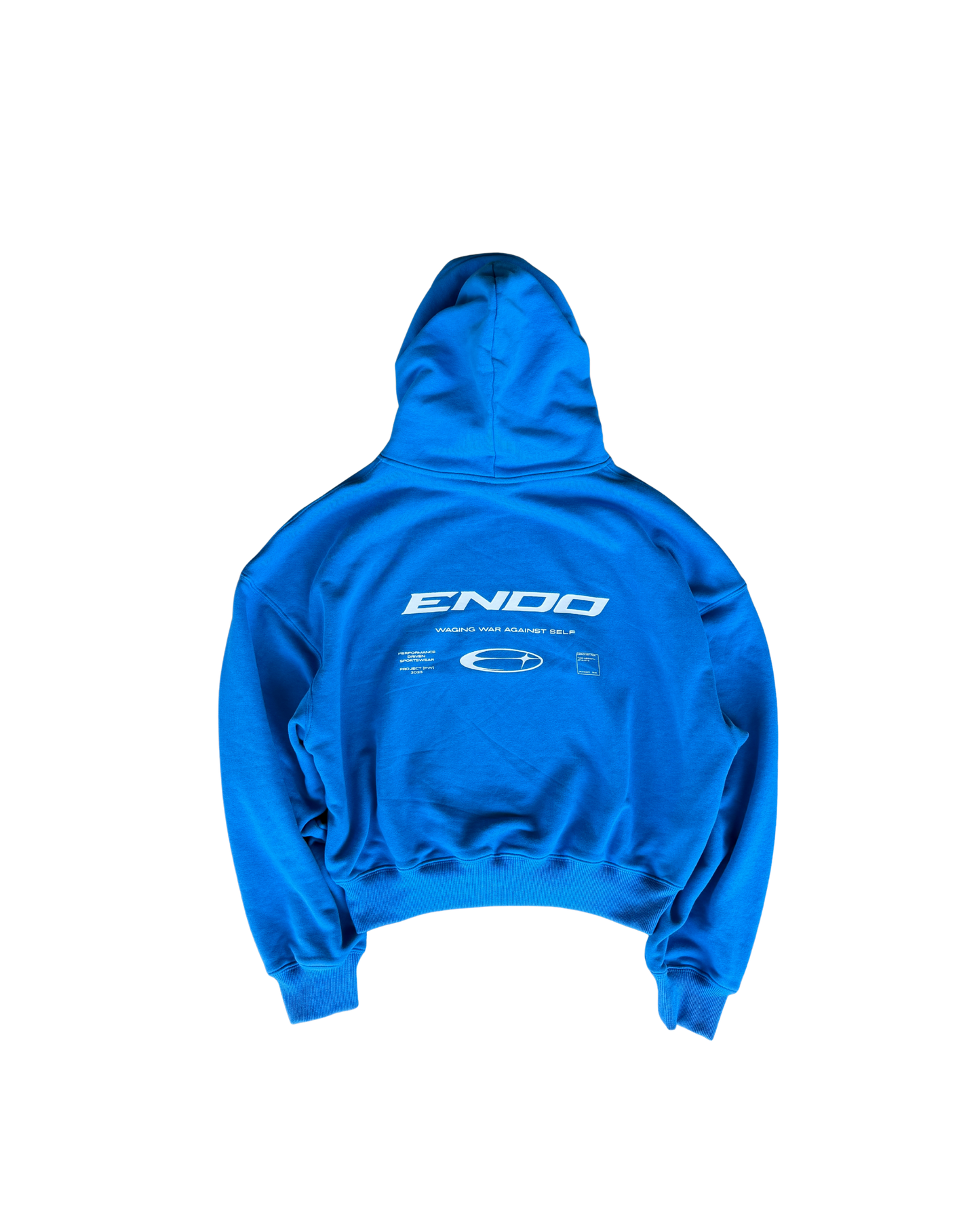 Heavy Weight Cobalt Blue Hoodie