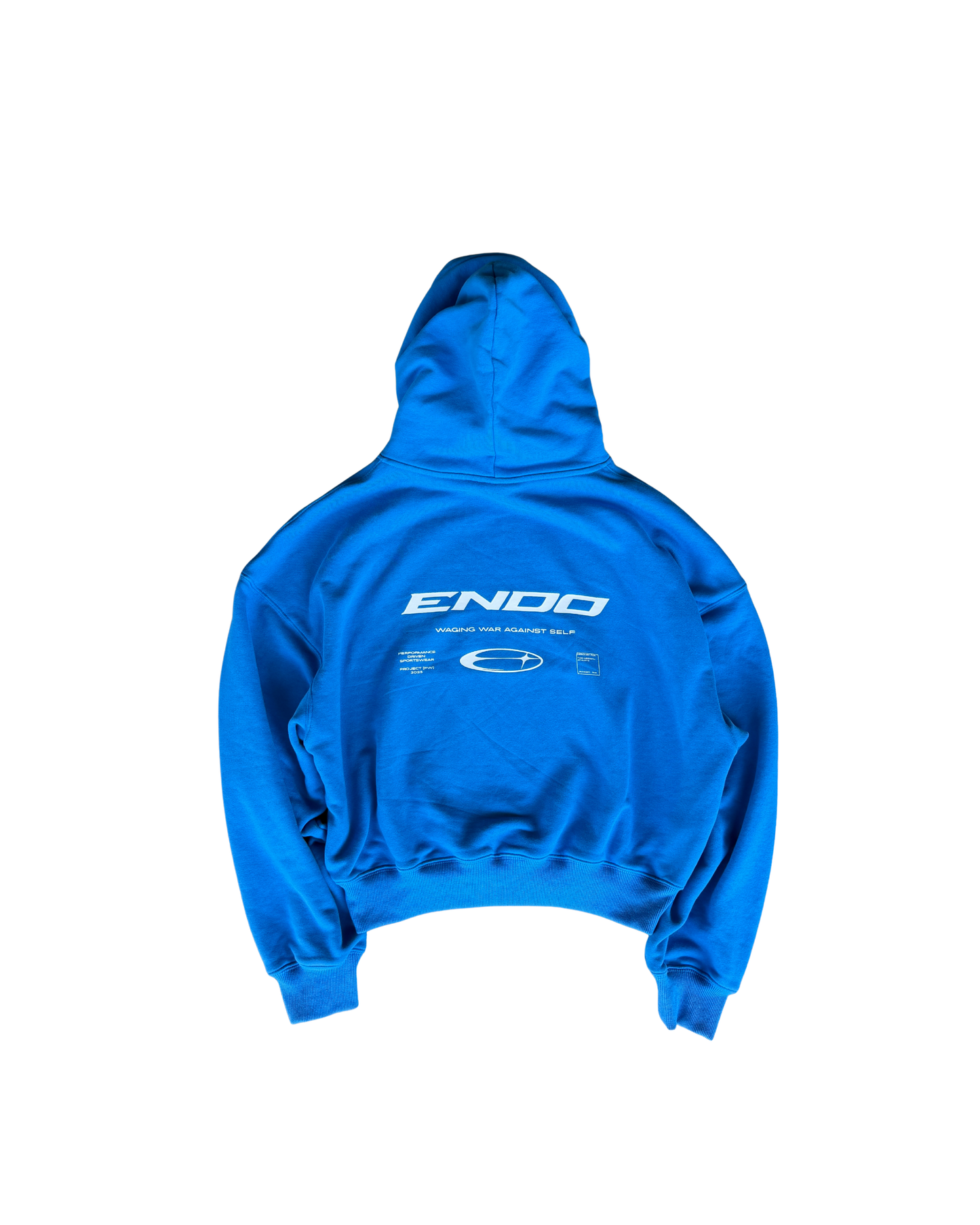 Heavy Weight Cobalt Blue Hoodie