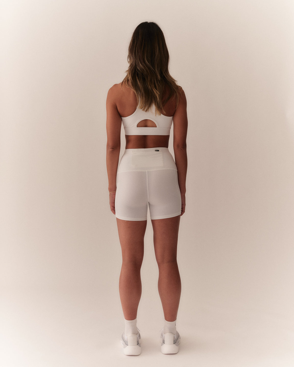 Women's 5" Compression shorts - White