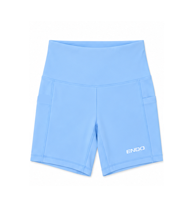 Women's 5" Compression shorts - Sky Blue